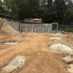 Photo of the construction happening at our pampered pets inn facility