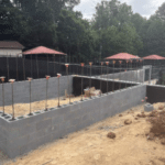 Photo of the construction happening at our pampered pets inn facility